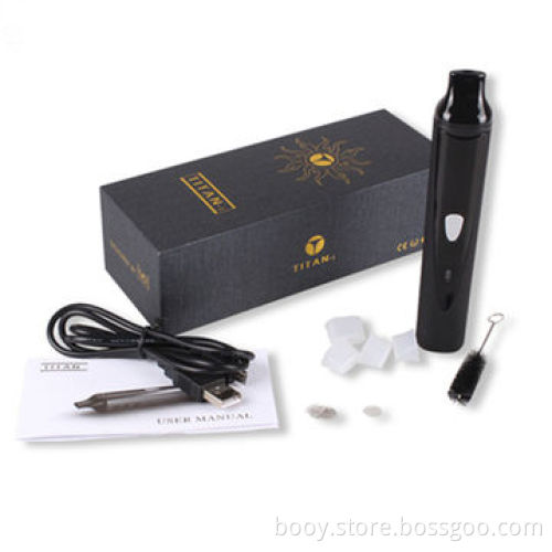 2014 New Wax Vaporizer Titan Dry Herb Vaporizer E-cigarette, OEM/ODM Orders are Welcome